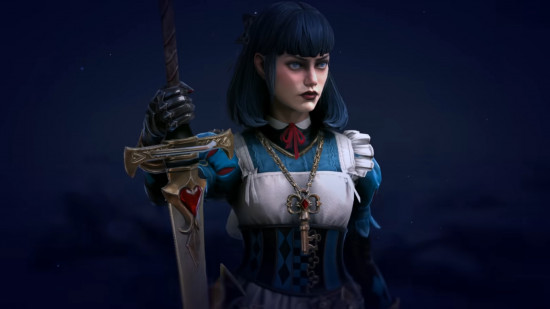 Best free PC games: Raid: Shadow Legends. Image shows a close-up image of Alice from the recent crossover campaign.