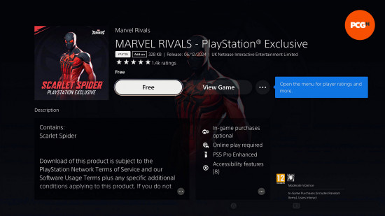 Marvel Rivals codes free skins: Scarlet Spider PS exclusive