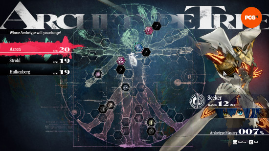 Metaphor ReFantazio Archetypes list: the Archetype tree