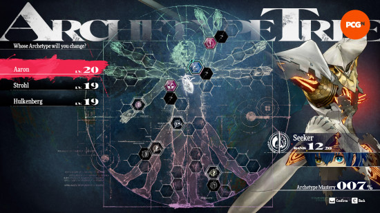 Metaphor ReFantazio review: Archetype screen