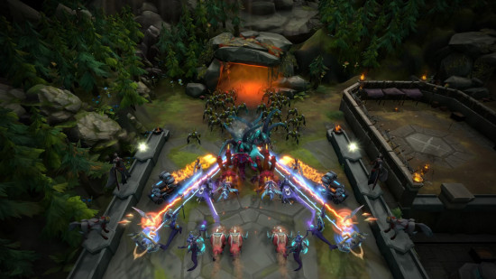 Best tower defense games: two waves fighting each other
